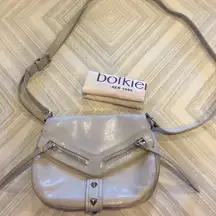 BOTKIER Bone Leather Crossbody Satchel Bag