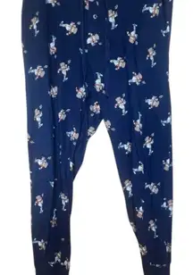 Polo Ralph Lauren Navy Pajama Pants with Bear Design