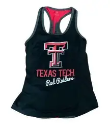 Texas Tech Red Raiders Women's Racerback Tank Top Black Size S