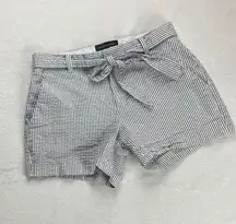 Striped Banana Republic Paperbag Shorts