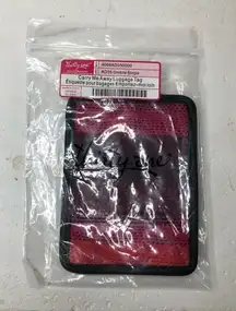 Thirty-one carry me away luggage tag