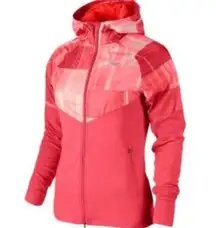 Nike Long Sleeve Dri Fit Sports Zip Up Hoodie Jacket Red Women's Size Medium