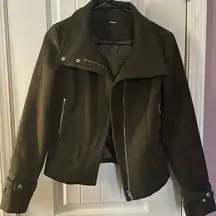 Express Forest Green Jacket Sz S Fabric- Shell 81% poly , 17%Rayon 2% spandex