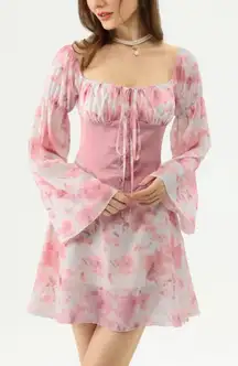 CIDER ENCHANTED MOMENTS CORSET MINI DRESS