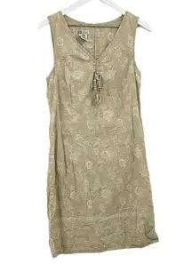 Faded Glory Vintage Y2K Coconut Girl Tank Floral Dress Size Large