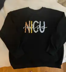 Neonatal icu nurse crew neck