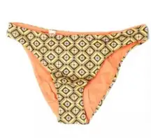 La Perla Studio Geometric Orange Tan Reversible Bikini Swim Bottom 6