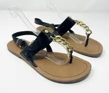 BCBGMaxazria Leather Slingback Sandals Size 9