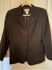 Pendleton Black Blazer Professional Tailored Suit Jacket