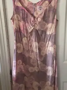 Tocca Floral Pink Silk Dress