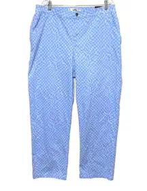 Hollister Utility Dad Pants Jeans Blue Checks Carpenter Juniors 17L 33W Retro