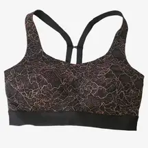 Lululemon Fine Form Bra Lacescape Spanish Rose and Black Size 34C