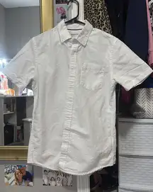Men’s White Button Down