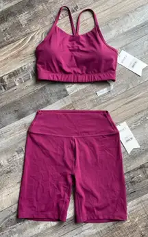 Stori workout set shorts and bra new