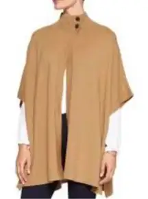 Banana‎ Republic factory sweater cape open front caramel color size XS/S