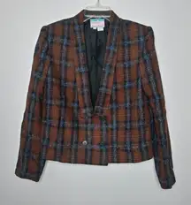 Vintage Santa Cruz plaid blazer Size 9/10
