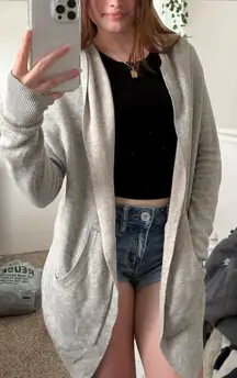 Gray Lululemon Open Cardigan