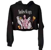 Civil Regime NWOT No Feelings Crop Top Hoodie