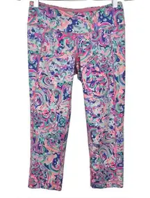 Lilly Pulitzer Luxletic Weekender Cropped Tights S La Playa