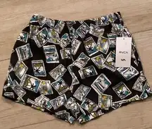 RVCA Sawyer Woven Shorts, NWT, size XS