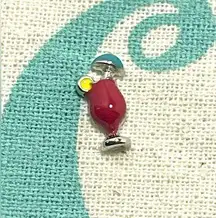 Origami Owl Living Lockets HTF Retired Original Fruity Drink Floating Charm