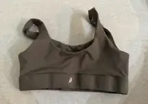 P'tula Dark Brown Sports Bra small
