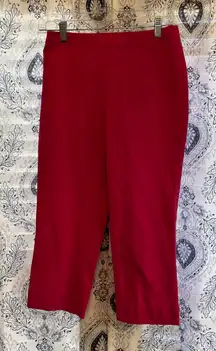 Isaac Mizrahi Live Pink Pull On Crops Size‎ 6