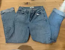 Abercrombie Mid-Rise Jeans Straight Curve Love