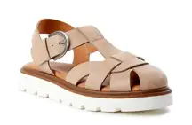 Time and Tru Beige Strap Sandals