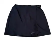 Terry Precision Apparel Black Cycling Padded Bike Wrap Skirt / Skort Size S