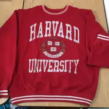 Bin 17 Womens rue21 Harvard University Sweatshirt Warm Burgundy Size XL