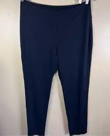 J.Jill Wearever Collection Slim Leg Black Pants Size Large Athleisure Business