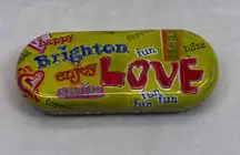 Brighton Sunglasses Case Love Fun Heart Design Hard‎ Clam Shell
