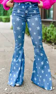 Cello Star Flare Jeans