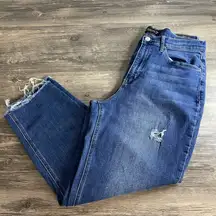 Nanette Lepore size 10‎ ankle length jeans. Super High Rise Tapered.​