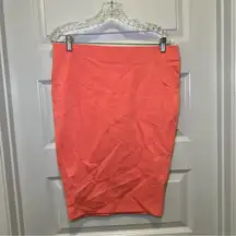 Love j NWT  Coral Pink Pull On Bodycon Pencil Skirt size 1X