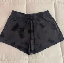 Black Tie Dye Shorts