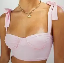 Pink Crop top