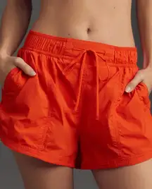 Daily Practice Anthropologie shorts base jump workout hiking cargo tangerine