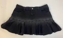 I.AM.GIA Women’s Vintage‎ Black Pleated Skater Skirt Size S