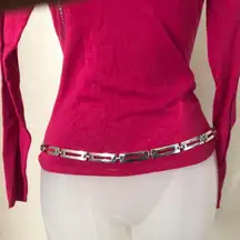 NWT 2000s Y2K Low Waist Retro Unique Silver tone rectangular belt S-L #futuristic #cyber #punk #whimsygoth #gothic boho biker baddie