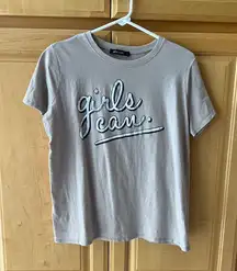 Rose “Girls Can.” Short Sleeve Tee