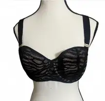 Adore Me Bra Sz 36DD Aaliya Push-Up Feminine Sexy Cottagecore Fairy