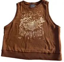 Melanie Martinez Portals Hypnotized Brown Sweater Vest Witchy Goth whimsygoth