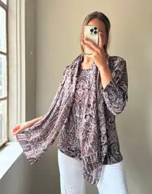 Matching Top And Scarf