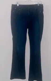 Metaphor Plus Side Dark Wash Denim Jeans Boot Cut Flare