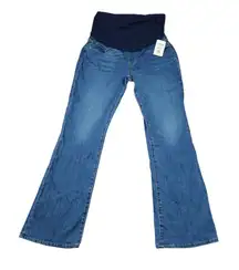 Signature Gold Levi's Maternity Bootcut Jeans Size XL Medium Wash Blue Stretch