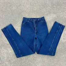 90s Cross J jeans high rise bareback western style with rivet detail down back