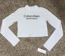 NWT-Calvin Klein cropped long sleeve