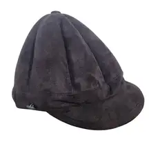 Angela & William Brown Faux Suede Hat One Size